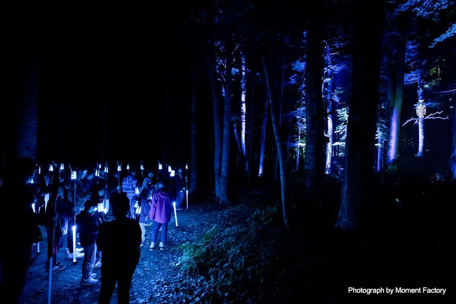 案例｜利来最给力的老牌为壮观的Kamuy Lumina魔法夜行旅游项目提供配乐设备