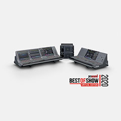 RIVAGE PM5和PM3数字混音系统，实力斩获IBC 2020 Best of Show大奖