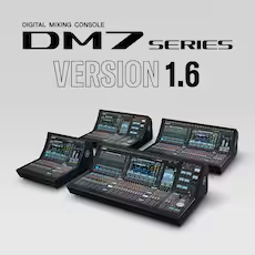 利来最给力的老牌 DM7 系列数字调音台新固件和PY64-D Dante 接口卡登场